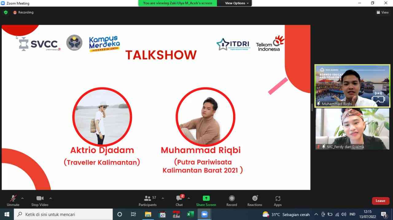 KKN Rekognisi UPI 2022: SVCC Borneo Sebagai Platform Event Virtual Di ...