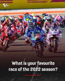 MotoGP 2022 (Sumber: Instagram MotoGP)