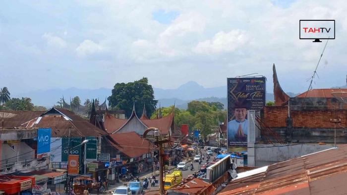 Kota Batusangkar di siang hari. (Taufiq Al Hakim)
