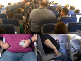 Musim dingin  jumlah penumpang obesitas di maskapai penerbangan AS meningkat. (Foto: The Express Tribune)