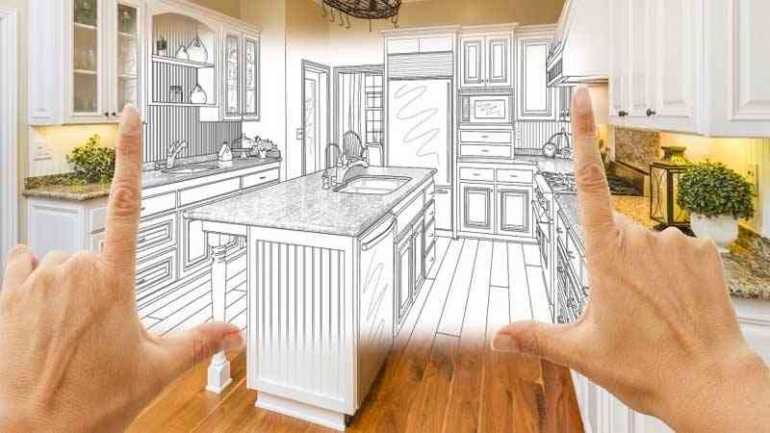 ilustrasi desain lantai dapur minimalis (kitchensmadesimple.com)