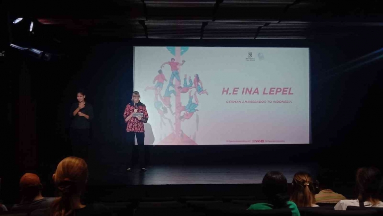 Ina Lepel, Dubes Jerman untuk Indonesia, dokpri @hiquds