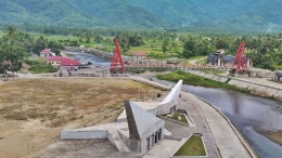 Kawasan terbuka yang dicanangkan untuk kegiatan pengembangan potensi produk wisata dengan berbagai atraksi Saribu Rumah Gadang (foto Akbar Pitopang)