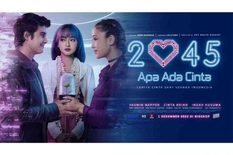 Film 2045 Apa Ada Cinta akan tayang di seluruh bioskop Indonesia, Kamis (1/12/2022) (Dok. Max Pictures) 