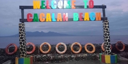 Pantai Cacalan Banyuwangi, Menghadap Pulau Bali. Dokpri