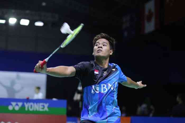 Syabda Perkasa Belawa saat berlaga di Malaysia International Series 2022, ia jadi wakil satu-satunya Indonesia di final: PBSI via bolasport.com