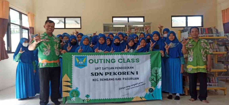 Laporan Outing Class ke Perpustakaan Daerah dan Ziarah ke Makam Pahlawan Rembang