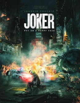 Poster Film 'Joker' (2019), Sumber: Behance