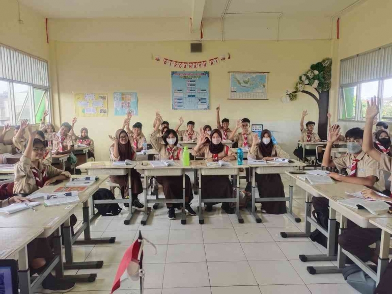 Suasana pembelajaran di kelas. (Foto: Dokpri)