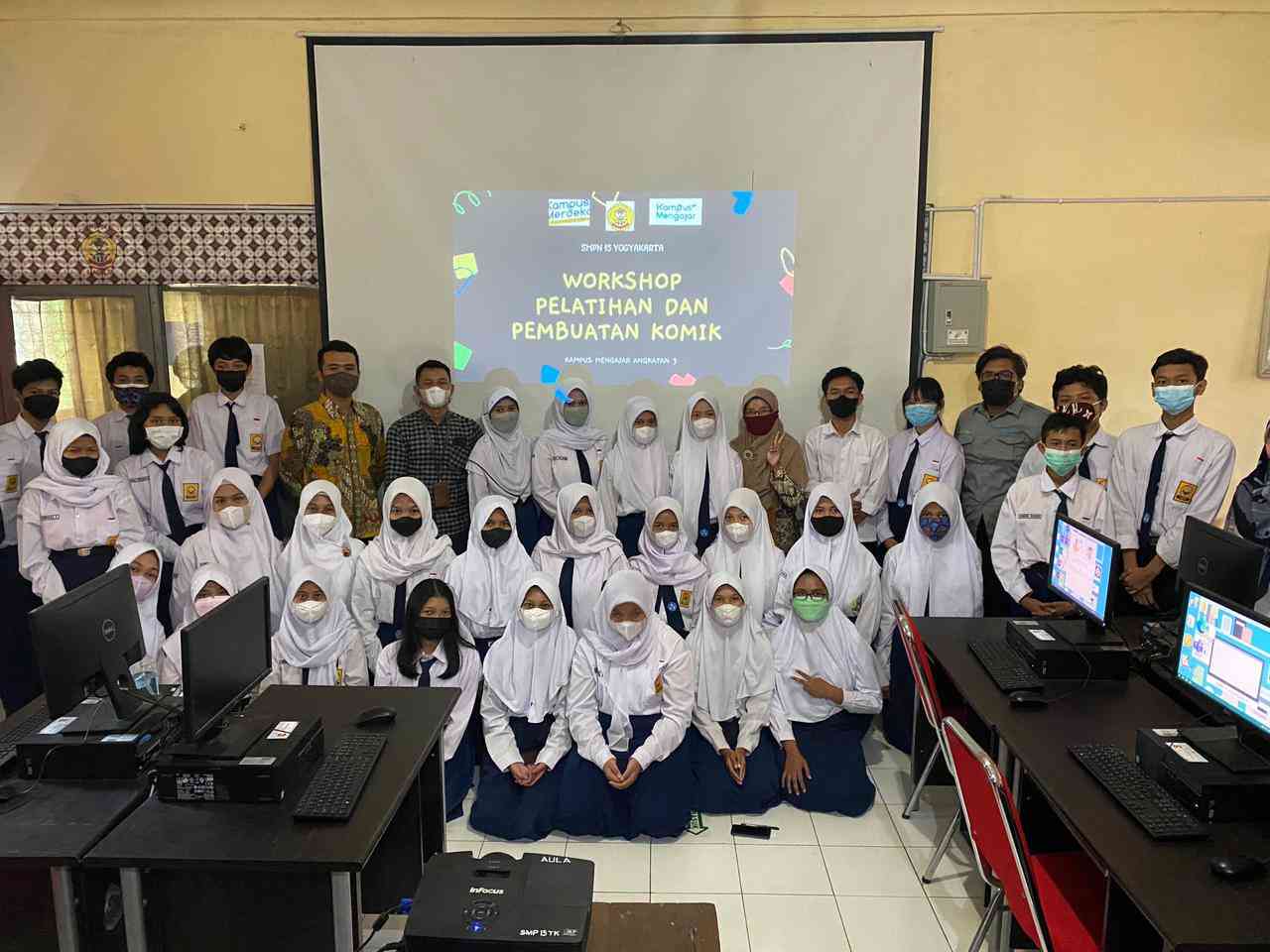 KKN Rekognisi UPI 2022: Workshop Komik Siswa SMP Negeri 15 Yogyakarta ...