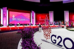 Ruang rapat KTT G20 | (Foto: kompas.com)
