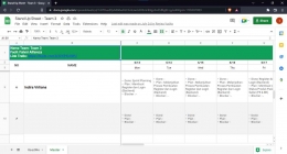 Penggunaan Google Sheets (Dokpri)