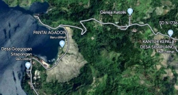 Relung Agadon dalam Google Map (Tangkapan layar Google Map)
