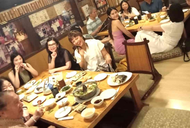 Masih banyak sisa makanan tertinggal/ Dok pribadi