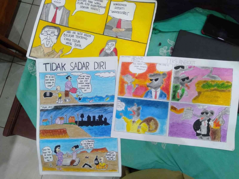 Menyusun Teks Anekdot dalam Bentuk Comic Strip Halaman all - Kompasiana.com