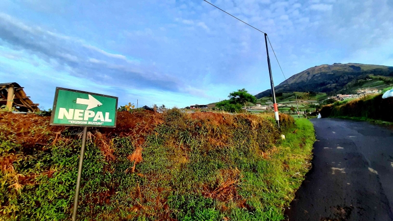 Jalan menuju Nepal van Java (foto: dokumentasi pribadi)