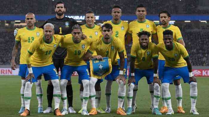 Skuad Tim Samba Brasil (Sumber: tribunnews.com)