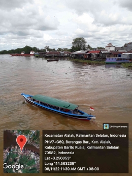 Sungai, Berangas Barat, Kecamatan Alalak, Kabupaten Barito Kuala, Kalimantan Selatan - Dok. pribadi