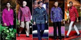 Pemimpin Negara Dan Tamu Undangan Kompak Memakai Baju Batik|sumber Foto ist/mediateknologi.com