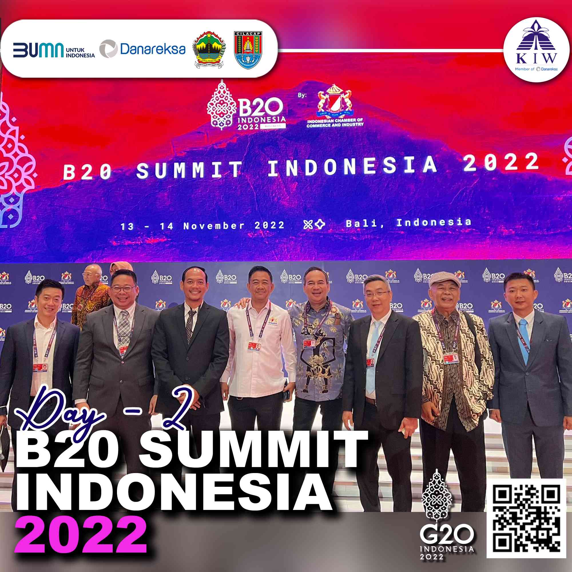 KIW Menjadi Salah Satu Peserta B20 Summit Indonesia Di Bali, Antusiasme ...