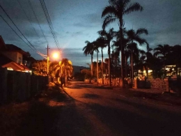 Jalan Fatahillah jelang malam. Foto: Dokpri.