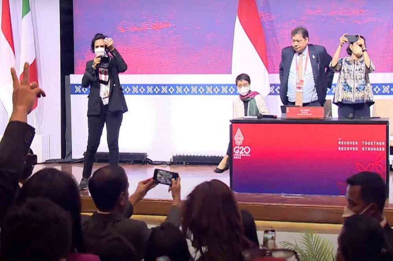 Pengamat Sebut Indonesia Sukses Gelar KTT G20| sumber Bisnis.com/tangkapan layar video sekneg RI