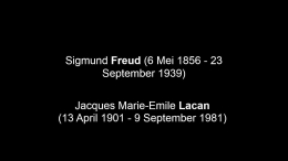 Pemikiran Freud dan Lacan/dokpri