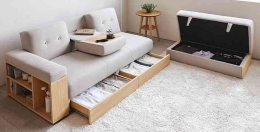 Sofa Multifungsi (Sumber: bedandbasics.sg)