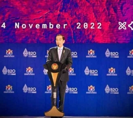 Presiden Jokowi  sampaikan tiga strategi dalam B20 Summit. Doc IG Presiden Jokowi