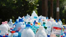 Ilustrasi tumpukan botol plastik | Foto: eco.bnb.com