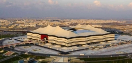  Stadion Al Bayt pada 19 December 2019 di Al Khor City, Qatar. [Marcio Machado/Eurasia Sport Images/Getty Images] 