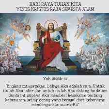 Hari Raya Kristus Raja Semesta Alam, Ini Maknanya! Halaman 1 ...