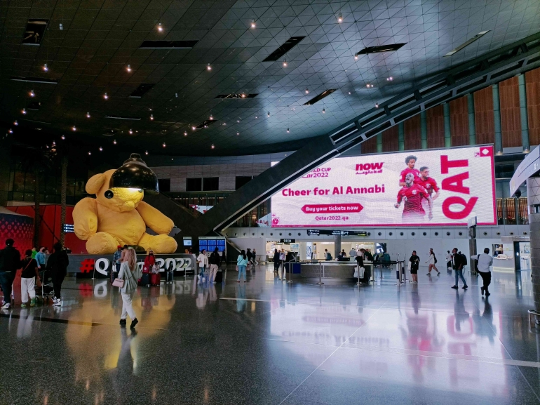 Suasana Bandara Doha - Dokumentasi pribadi Ruang Berbagi