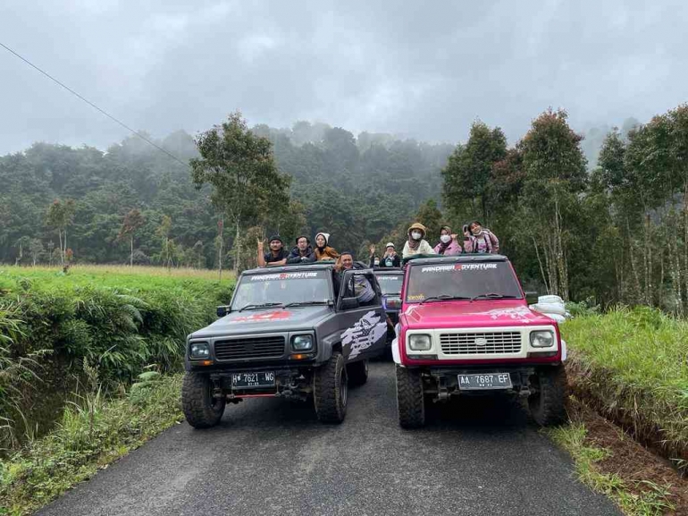 Jeep Tour Wisata Dieng, Wonosobo (doc.pribadi)