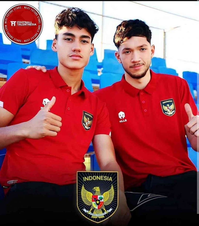 Zico Zamai Sore dan Rafael William Struick ketika sudah di Spanyol (Foto Instagram.Com/Footballtalentnesia)