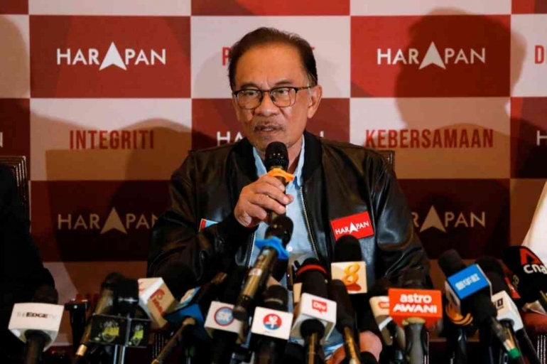 Anwar Ibrahim diperkirakan akan menjadi Perdana Menteri Malaysia. Phtoto :  Hasnoor Hussain/Reuters. 