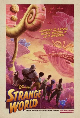 Poster Strange World from Disney via imdb.com