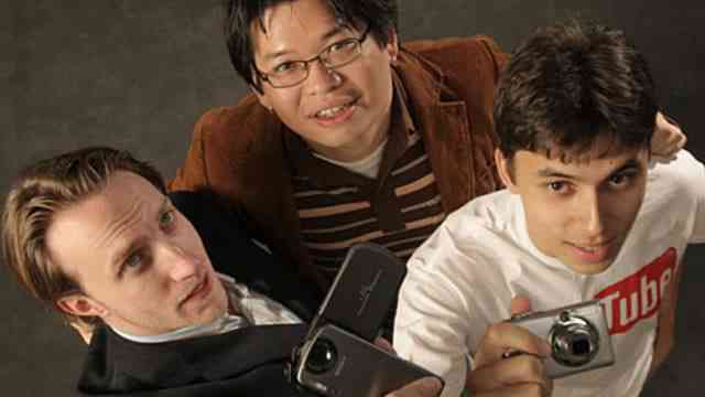 3 Pendiri Youtube (Steve Chen, Chad Hurley, and Jawed Karim).