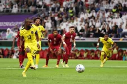 Momen terjadinya gol pertama Piala Dunia 2022/foto-FIFA.com