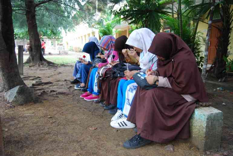 kelas menulis-dokumentasi pribadi rini wulandari SMAN5 Banda Aceh