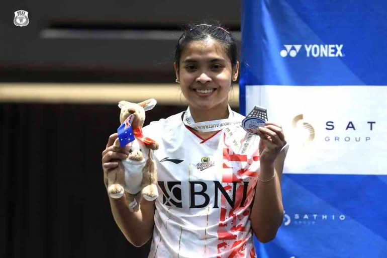 Gregoria ingin berlatih lebih baik jika ia positif di panggil ke WTF Bangkok. (Foto PBSI/Badminton Indonesia) 