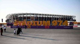 Stadium 974 yang menjadi salah satu venue piala dunia 2022 | (foto: Pontianak.tribunnews.com)