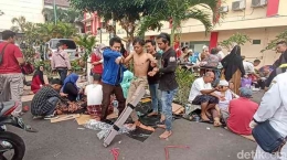   Sebagian korban gempa Cianjur (foto: detik.news.com)