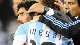 Kesalahan Taktik Maradona Disinyalir Jadi Kekalahan Messi, dkk Kontra Jerman. sumber gambar:www.tribunnews.com