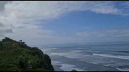 Dokpri - Pemandangan Laut Biru Pantai selatan Cianjur