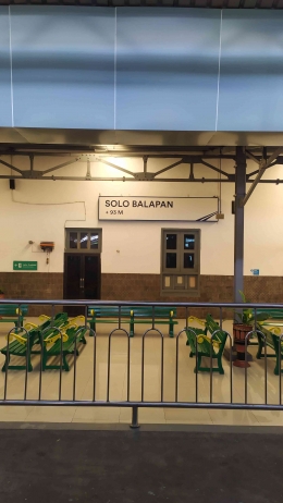 Stasiun Solo Balapan (Dokumentasi pribadi)