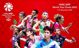 Fans Badminton China kali ini mengkritik poster World Tour Final yang tidak menyelipkan Viktor Axelsen (Bidik Layar Weibo.cn/@BadmintonSINA) 