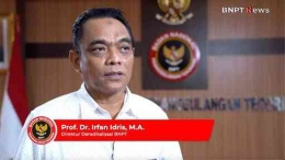 Pembicara Prof. Irfan Idris dari BNPT. | Sumber: Twitter/@BNPTRI