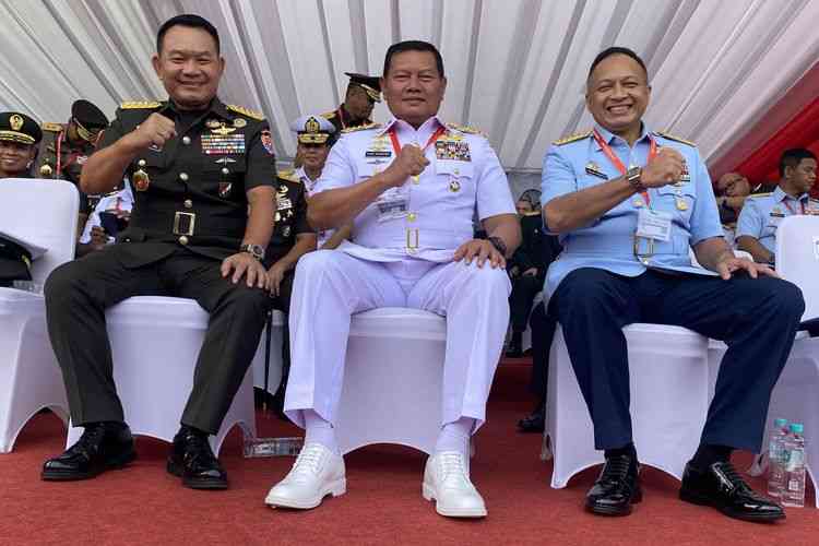 Tiga calon Panglima TNI | Foto: Kompas.com