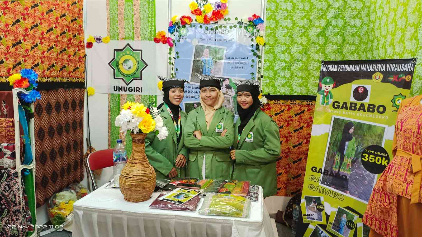 Tim GABABO UNUGIRI Tampilkan Inovasi Produk Batik Lokal Bojonegoro Di ...